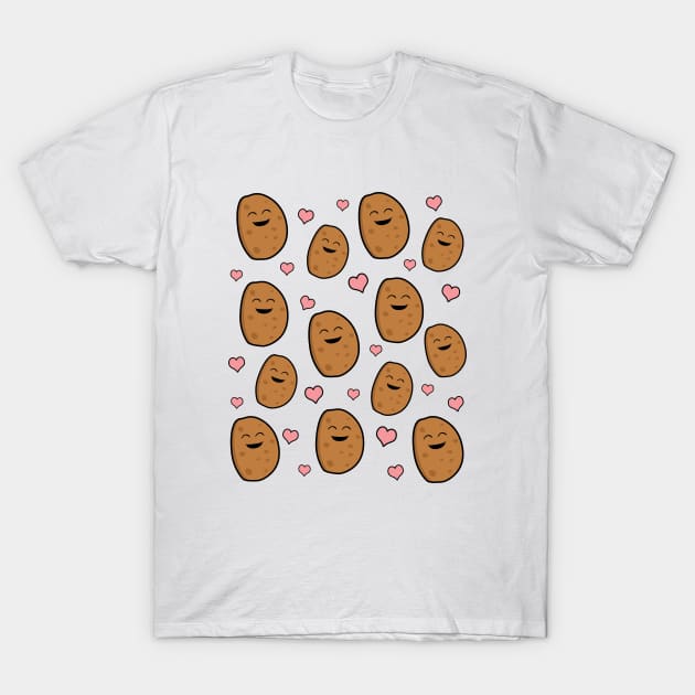 Potatoes And Hearts T-Shirt by LunaMay